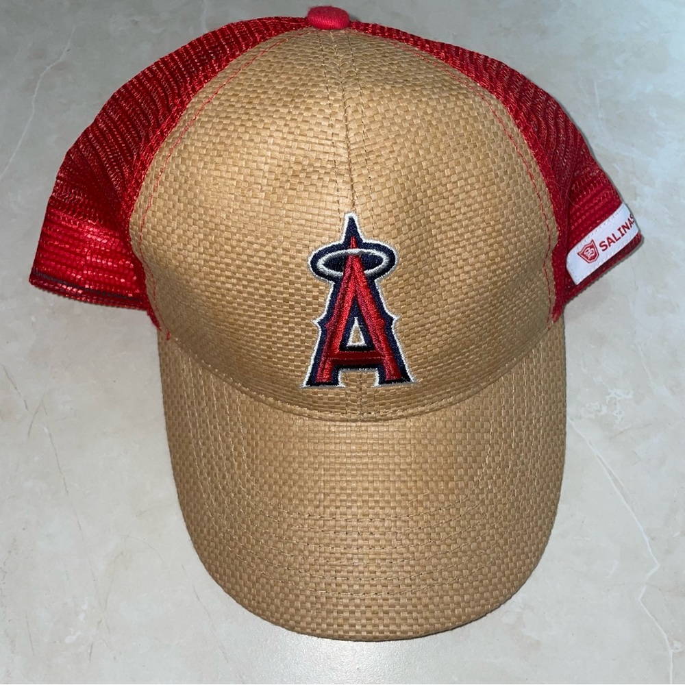 Straw Angels Baseball Trucker’s Hat